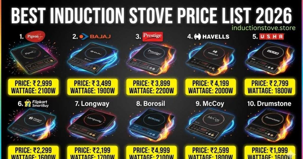 best induction stove price list